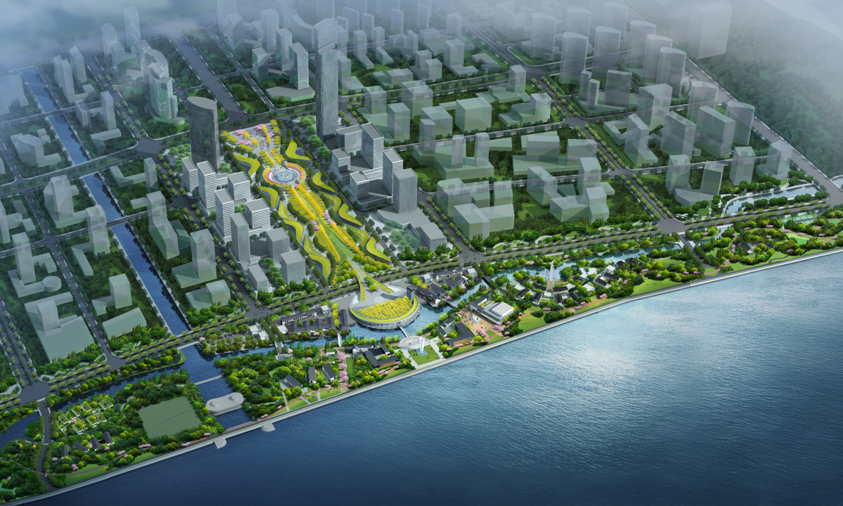 钱江世纪城安全生态带(沿江景观带)